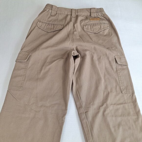 Cabela's Women's Khaki Pants Cargo Size 4 Pocket Hiking Trail Outdoor Beige - Picture 10 of 15
